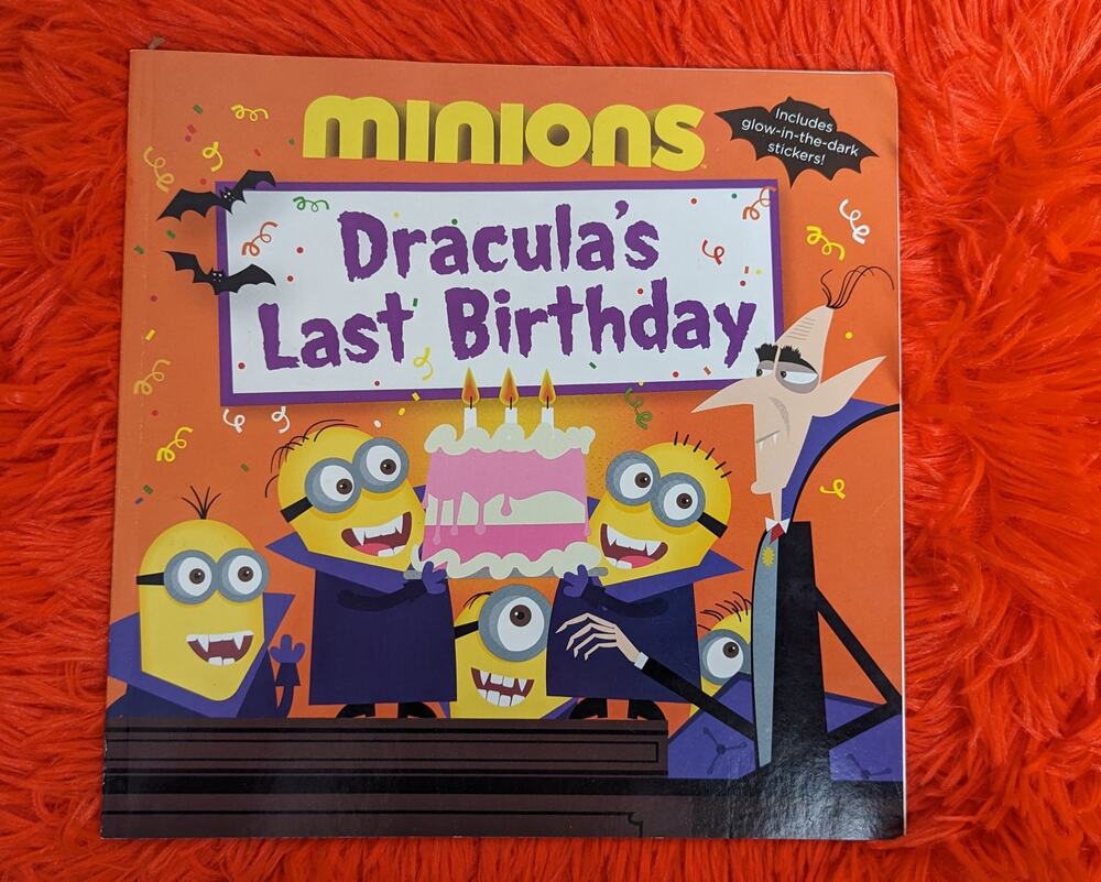 2015 Scholastic Ed. Minions Dracula's Last Birthday & Stickers Rosen Paperback